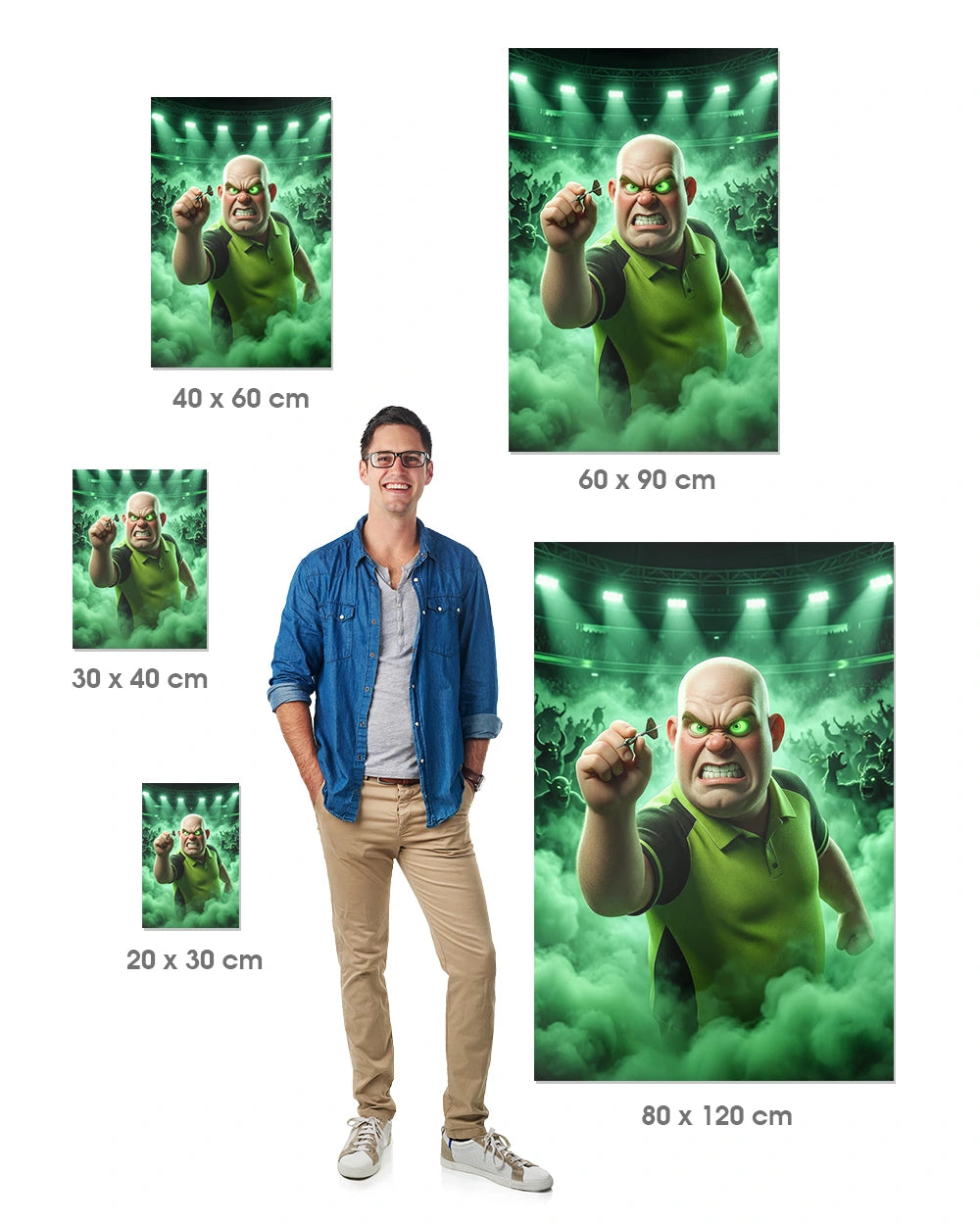 The Green Monster - Premium Art Print