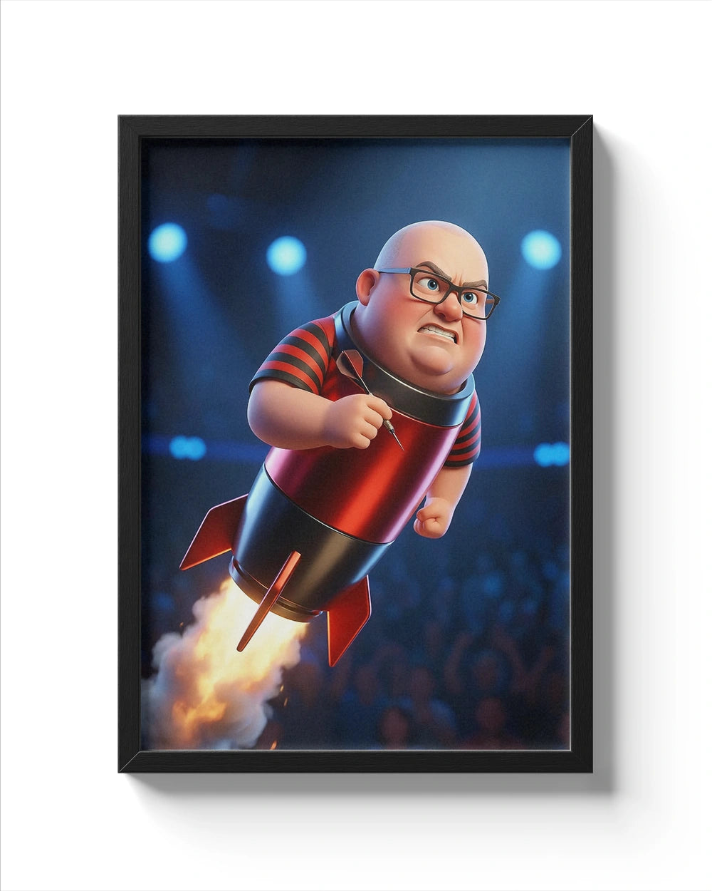 The Human Rocket - Premium Art Print