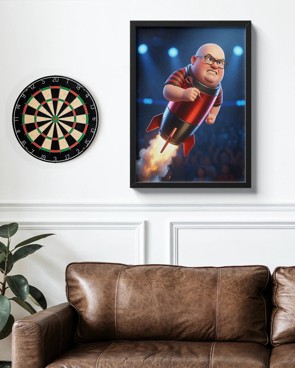 The Human Rocket - Premium Art Print