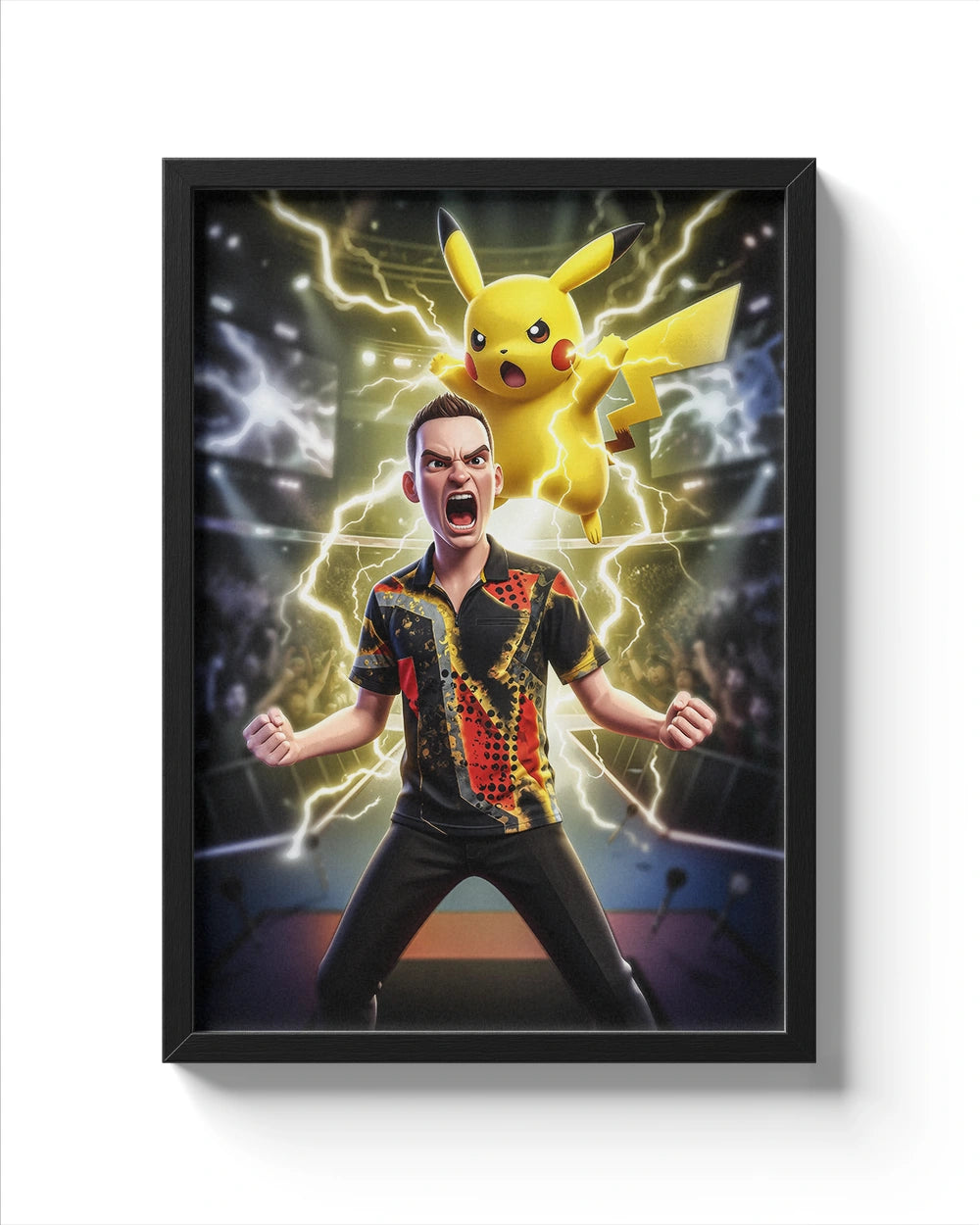 The Pikachu Trainer - Premium Art Print