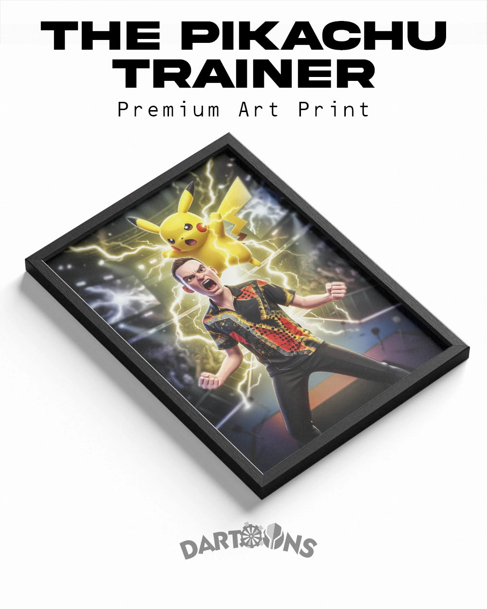The Pikachu Trainer - Premium Art Print
