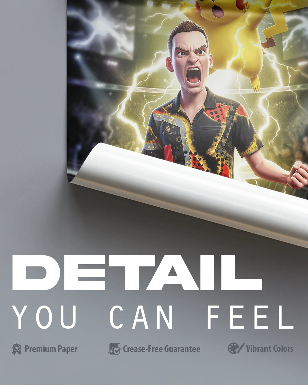 The Pikachu Trainer - Premium Art Print