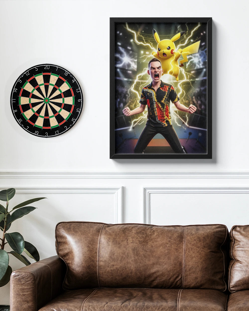 The Pikachu Trainer - Premium Art Print