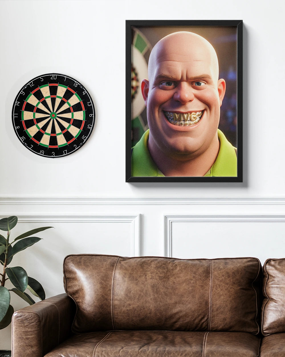 The Green Monster’s Smile - Premium Art Print