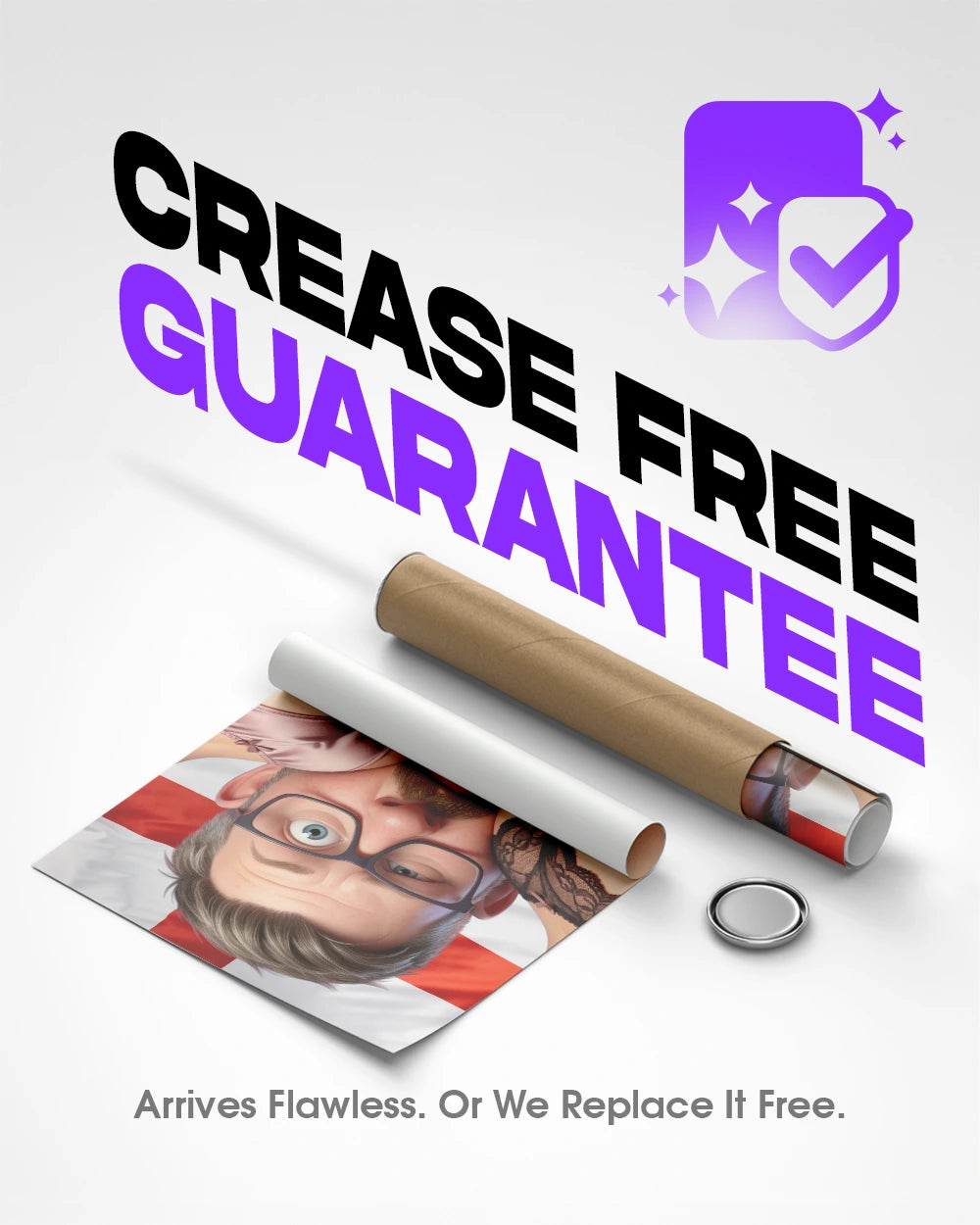 The Confused Stone Cold - Premium Art Print