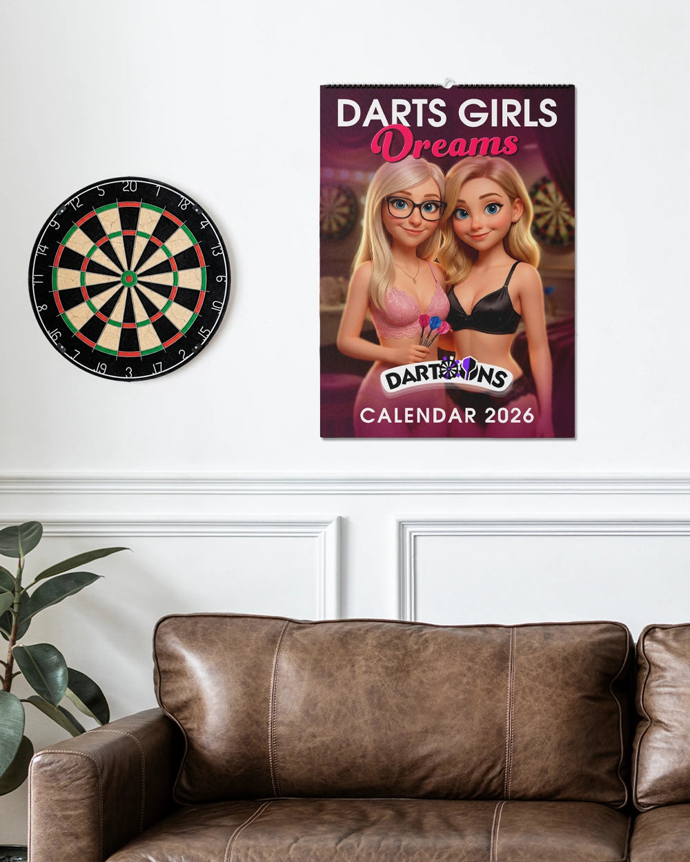 Darts Girls Dreams Art Calendar 2026