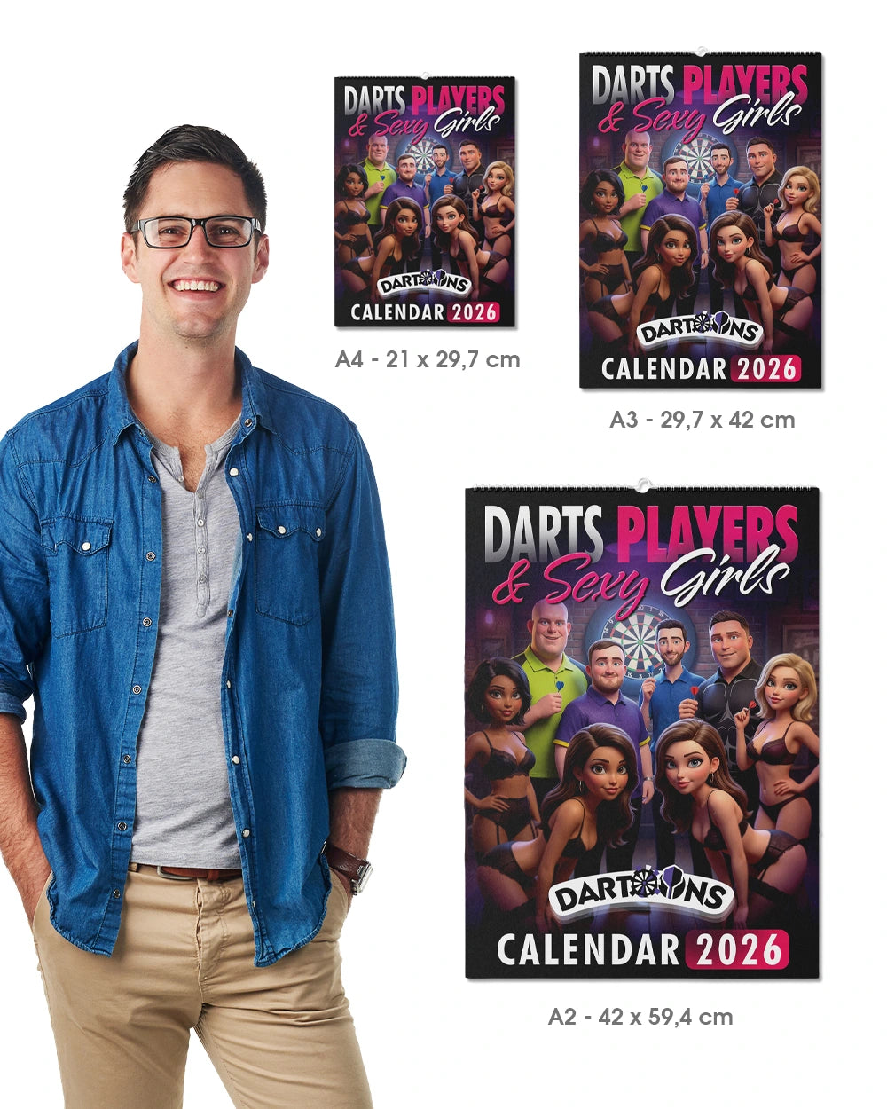 Darts Players & Sexy Girls Calendar 2026