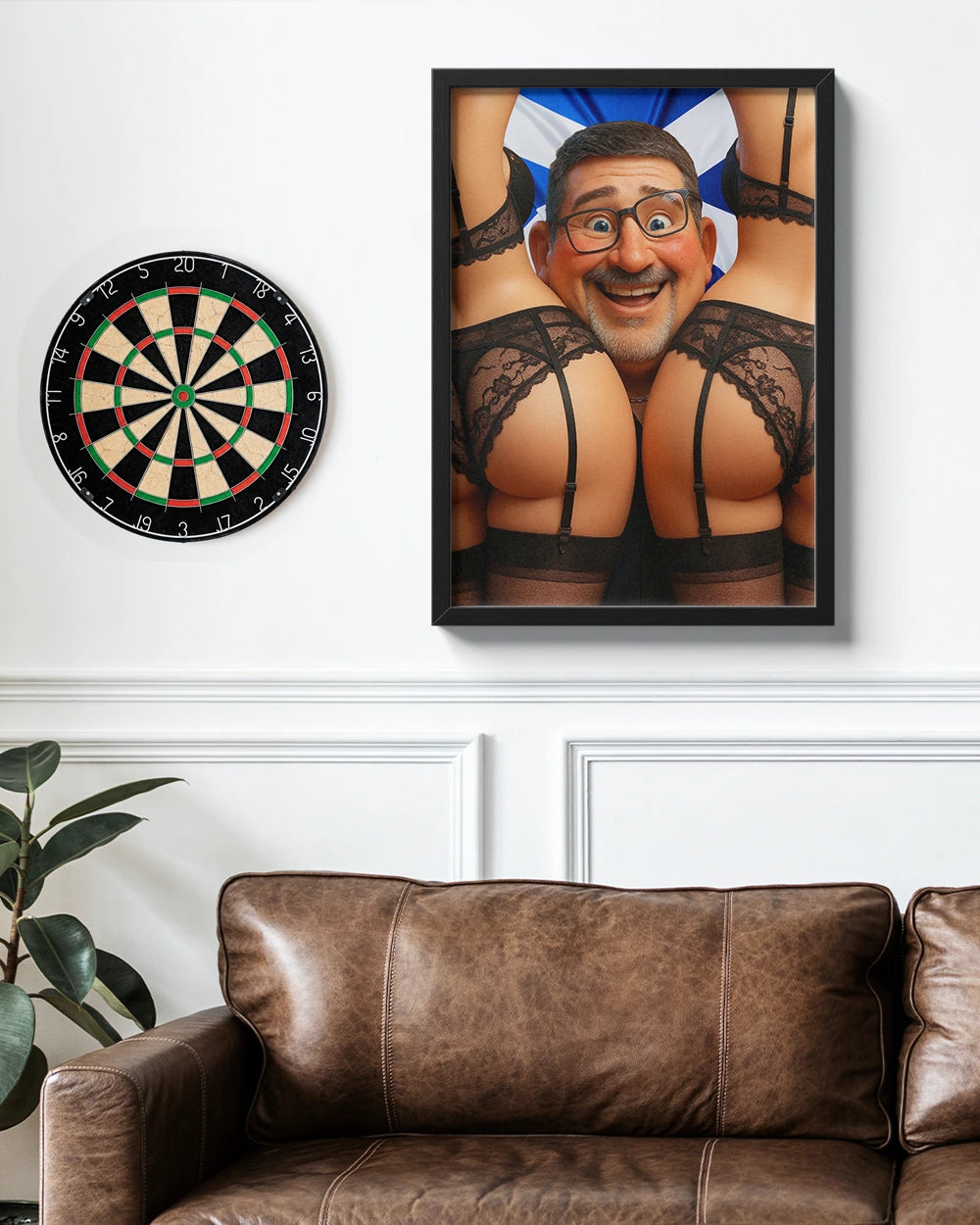 The Flying Andy & Ass - Premium Art Print