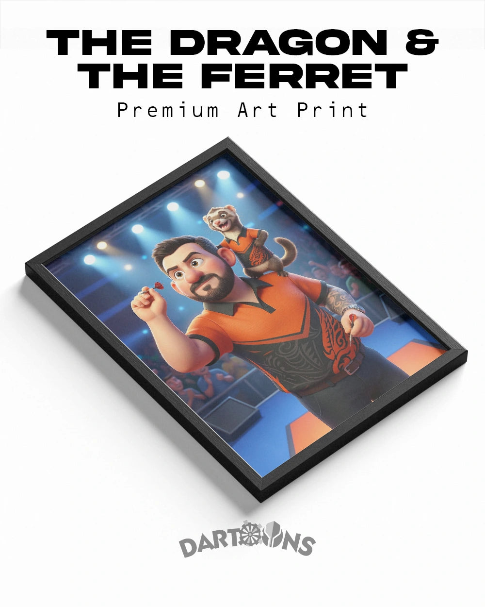 The Dragon & The Ferret - Premium Art Print