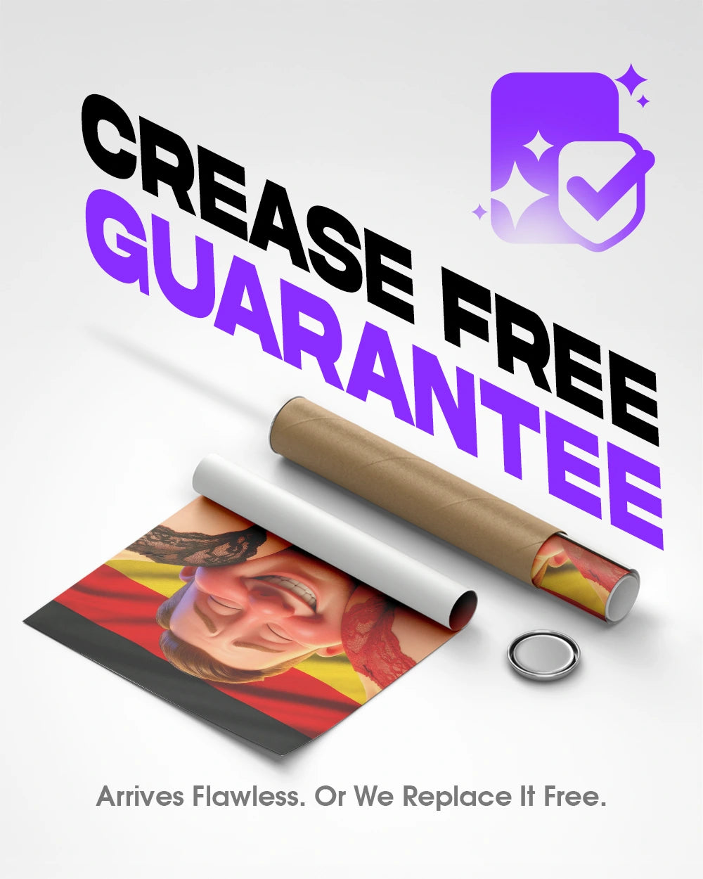 The Happy German - Premium Art Print