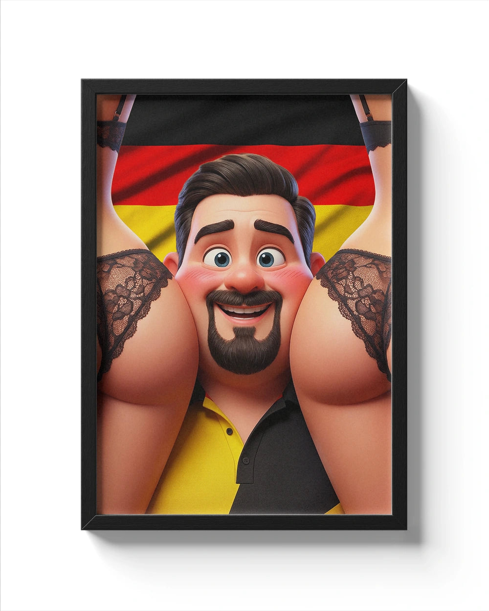 The Huge German & Ass - Premium Art Print