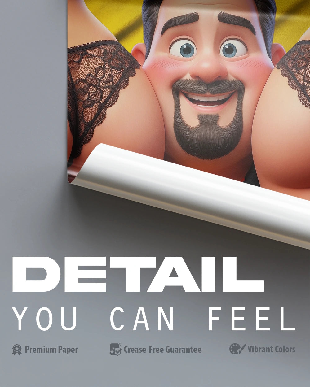 The Huge German & Ass - Premium Art Print