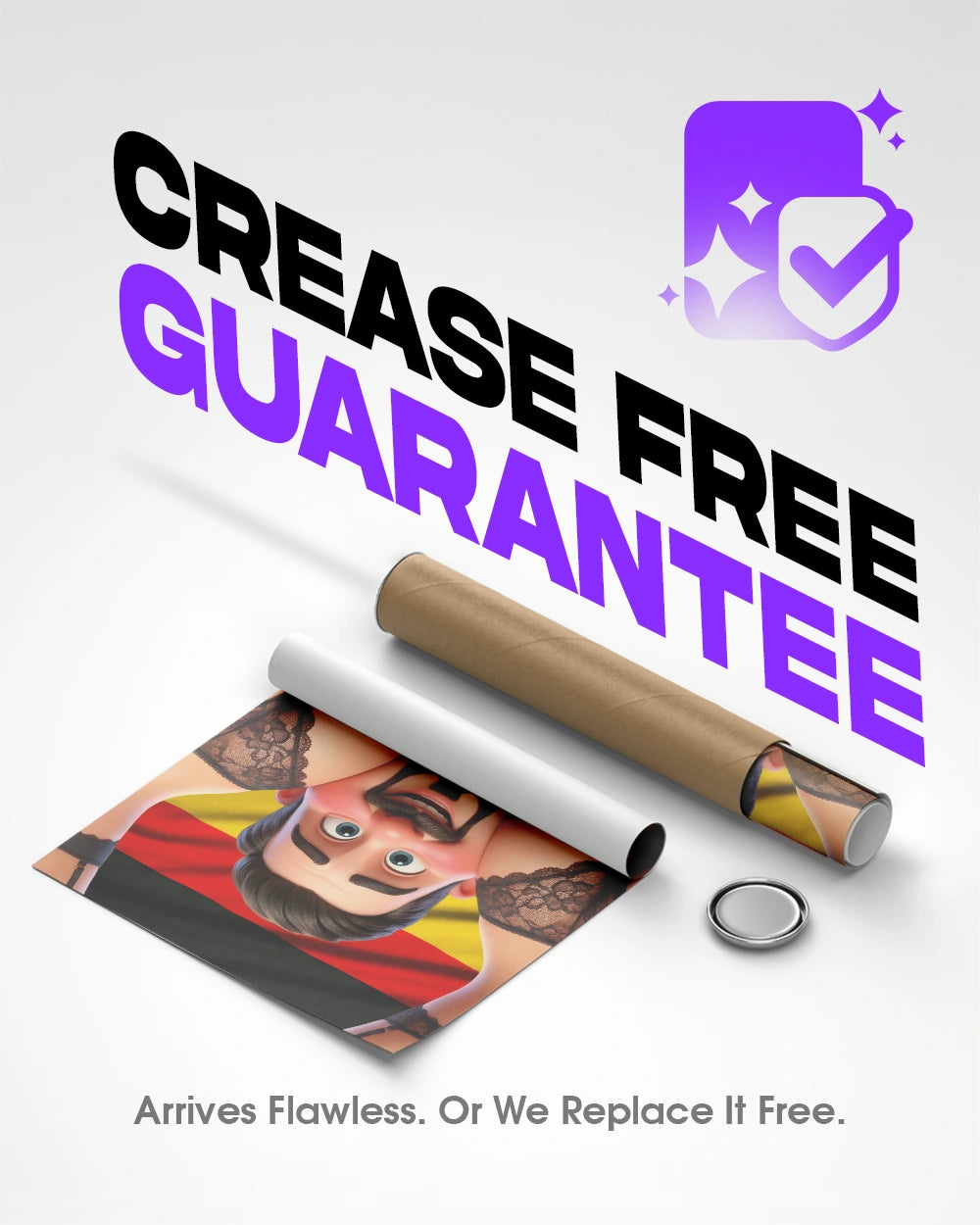 The Huge German & Ass - Premium Art Print