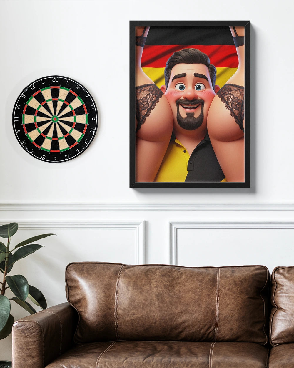 The Huge German & Ass - Premium Art Print