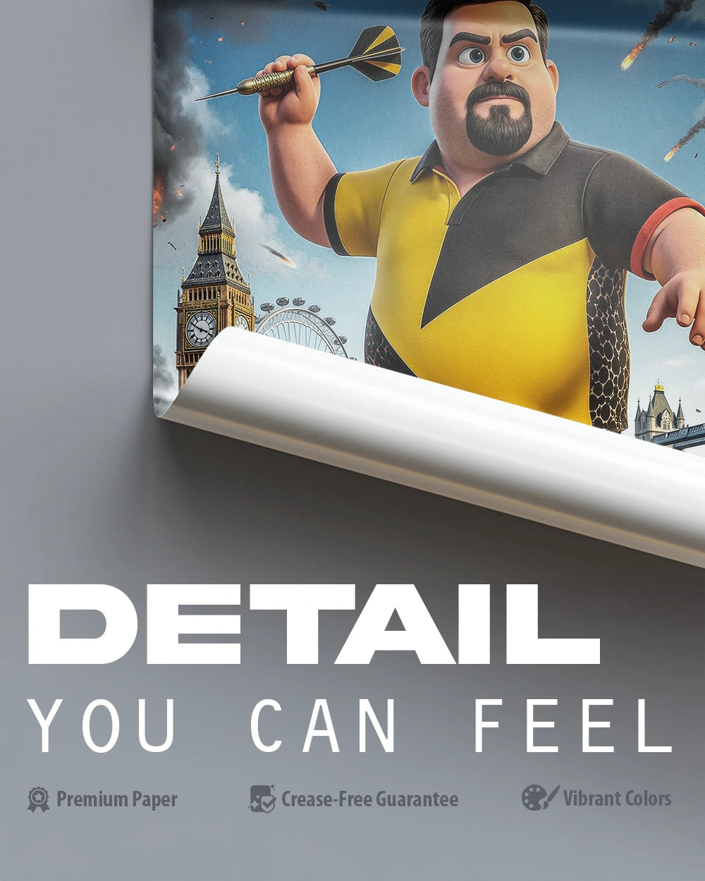 The Huge German Attacks London - Premium Art Print