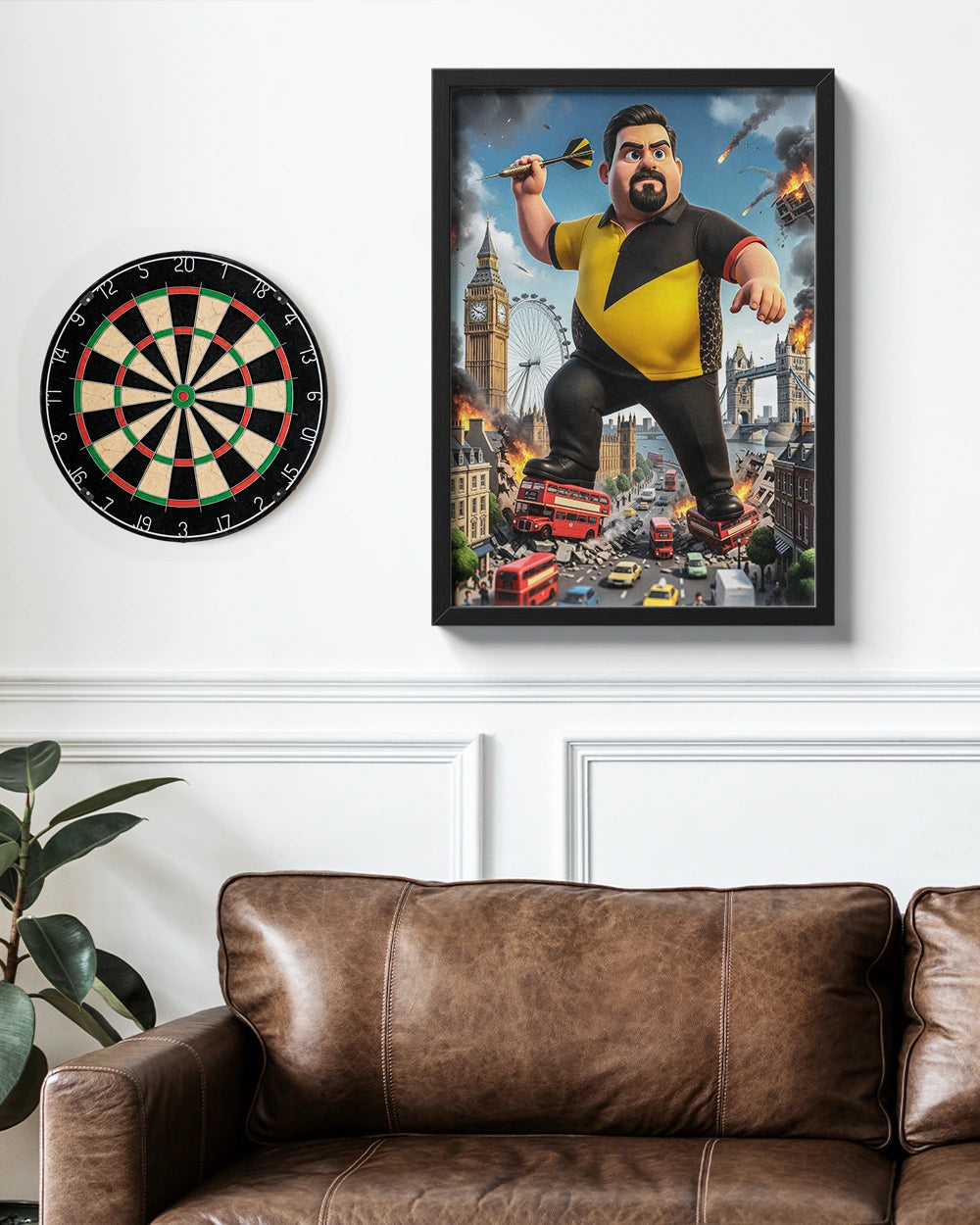 The Huge German Attacks London - Premium Art Print